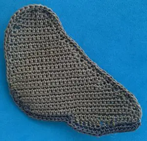 Crochet walrus 2 ply body neatened