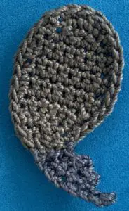 Crochet walrus 2 ply front flipper