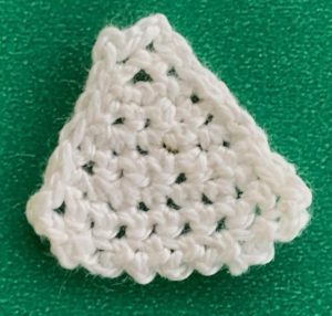 Crochet Bavarian girl 2 ply apron neatened