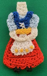 Crochet Bavarian girl 2 ply body with neck