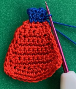 Crochet Bavarian girl 2 ply joining for bodice neatening