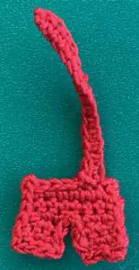 Crochet German boy 2 ply first strap