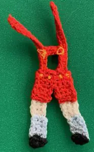 Crochet German boy 2 ply shorts with legs