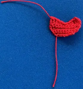 Crochet heart 2 ply heart top