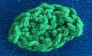 Crochet caterpillar 2 ply fifth top segment