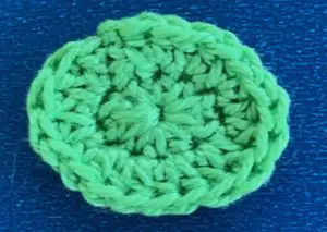 Crochet caterpillar 2 ply fourth segment
