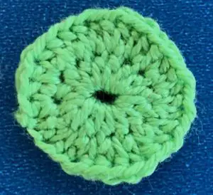 Crochet caterpillar 2 ply third segment