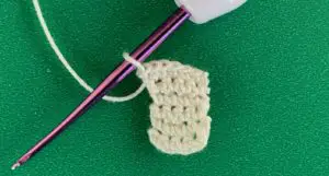Crochet Shih Tzu 2 ply back leg