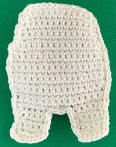 Crochet Shih Tzu 2 ply body and legs neatened