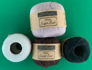 Crochet Shih Tzu 2 ply cotton