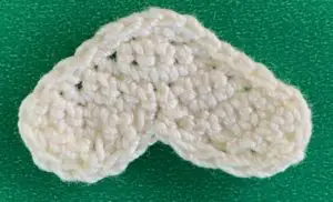 Crochet Shih Tzu 2 ply muzzle neatened