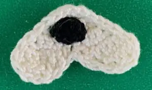 Crochet Shih Tzu 2 ply muzzle with nose