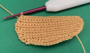 Crochet hanging sloth 2 ply body