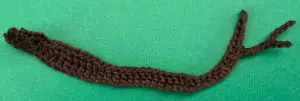 Crochet hanging sloth 2 ply branch