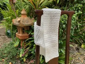 Finished crochet scarf pattern