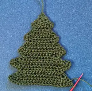Crochet short pine tree 2 ply tree