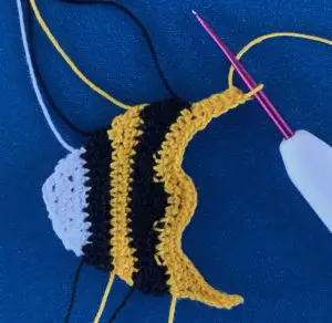 Crochet angelfish 2 ply body