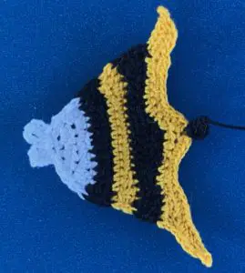 Crochet angelfish 2 ply tail stump