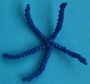 Crochet starfish 2 ply top