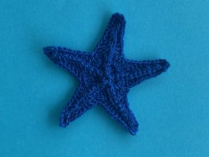 Finished crochet starfish pattern 2 ply landscape