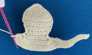 Crochet octopus 2 ply head and body neatened