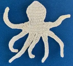 Crochet octopus 2 ply seventh leg