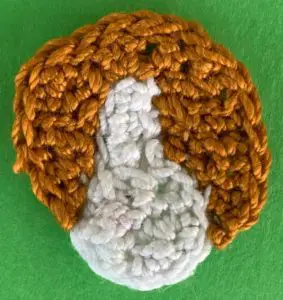 Crochet jack russell 2 ply head neatened