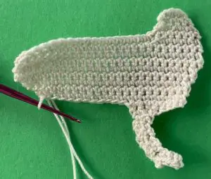 Crochet jack russell 2 ply joining for second leg