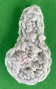 Crochet jack russell 2 ply muzzle neatened