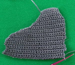 Crochet schnauzer 2 ply body