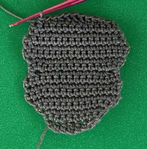 Crochet schnauzer 2 ply head