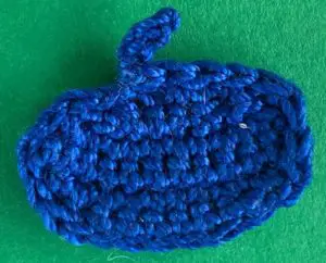 Crochet lady 2 ply beret neatened