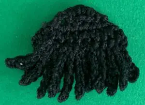 Crochet lady 2 ply hair shaped