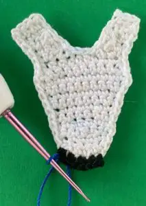 Crochet lady 2 ply joining for skirt