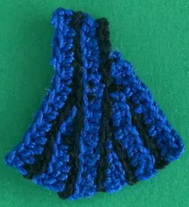 Crochet lady 2 ply pleat