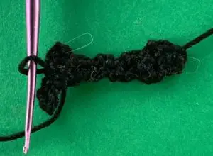 Crochet lady 2 ply second shoe