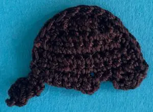 Crochet gymnast 2 ply hair neatened