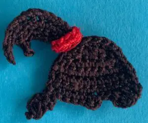 Crochet gymnast 2 ply hair with scrunchie
