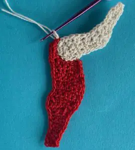 Crochet gymnast 2 ply joining for second leg