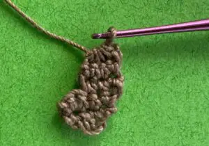 Crochet French bulldog 2 ply inner ear