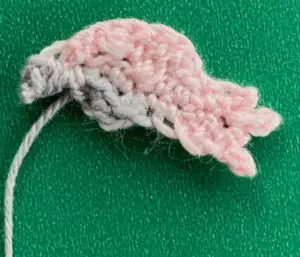 Crochet galah 2 ply beak top
