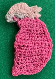 Crochet galah 2 ply body neatened