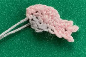 Crochet galah 2 ply crest