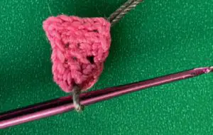 Crochet galah 2 ply joining for claw