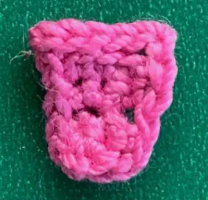 Crochet galah 2 ply leg neatened