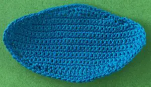 Crochet pond 2 ply pond neatened