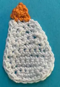 Crochet toucan 2 ply eye area