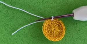 Crochet daisy 2 ply joining for petal