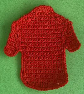 Crochet man 2 ply second sleeve