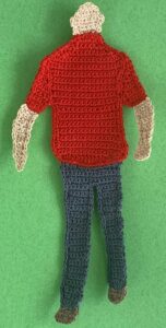 Crochet man 2 ply shoes